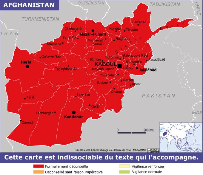 Consulter les conseils aux voyageurs de France Diplomatie