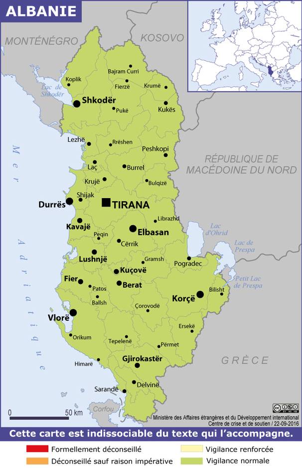 Consulter les conseils aux voyageurs de France Diplomatie