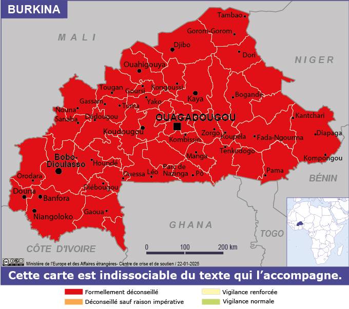 Consulter les conseils aux voyageurs de France Diplomatie