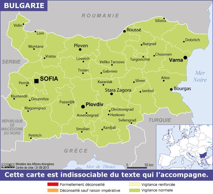 Consulter les conseils aux voyageurs de France Diplomatie