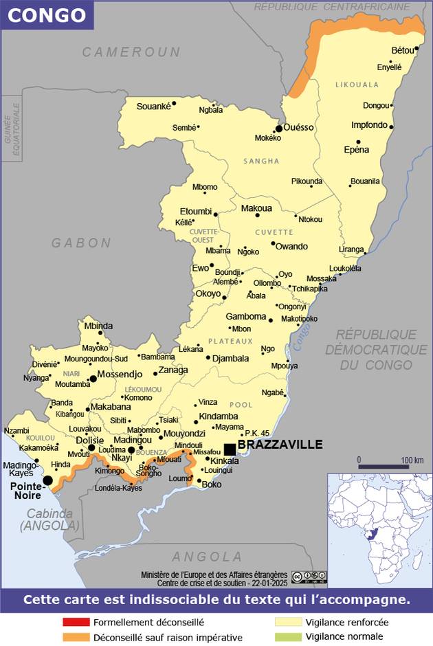 Consulter les conseils aux voyageurs de France Diplomatie