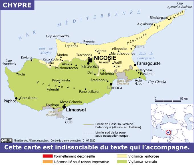 Consulter les conseils aux voyageurs de France Diplomatie