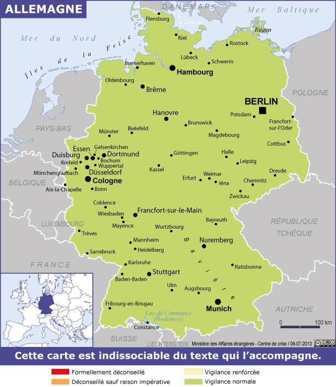 Consulter les conseils aux voyageurs de France Diplomatie