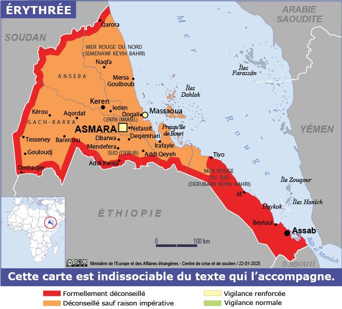 Consulter les conseils aux voyageurs de France Diplomatie