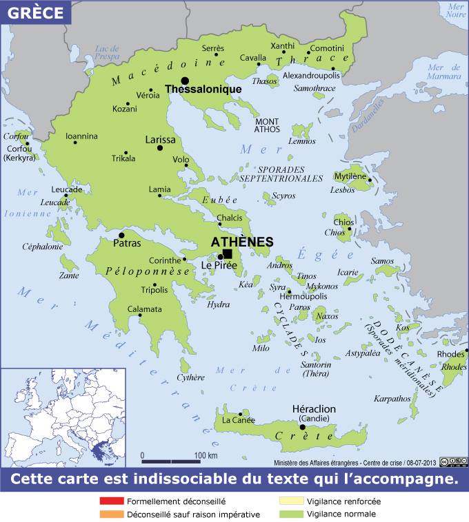 Consulter les conseils aux voyageurs de France Diplomatie