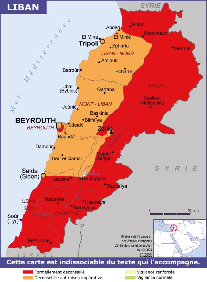 Consulter les conseils aux voyageurs de France Diplomatie