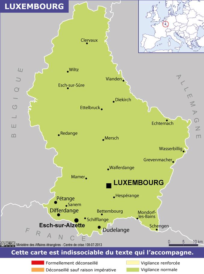 Consulter les conseils aux voyageurs de France Diplomatie