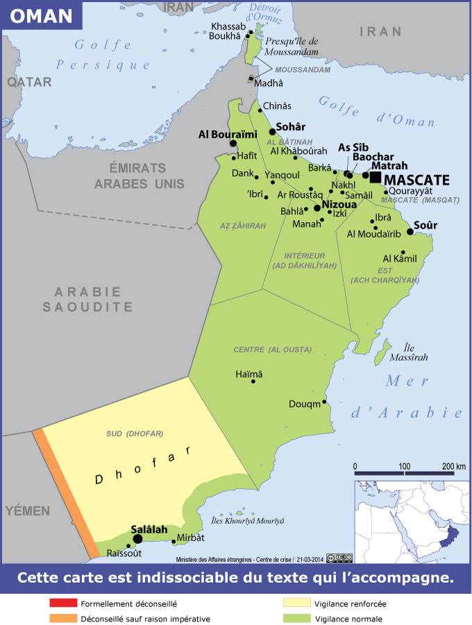 Consulter les conseils aux voyageurs de France Diplomatie