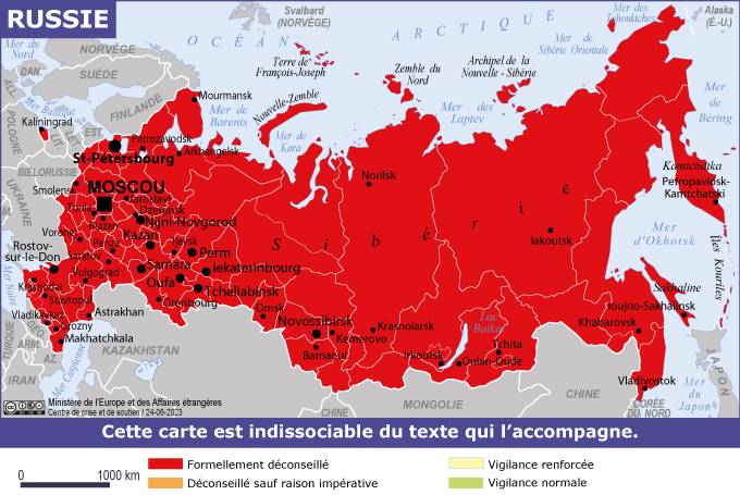 Consulter les conseils aux voyageurs de France Diplomatie