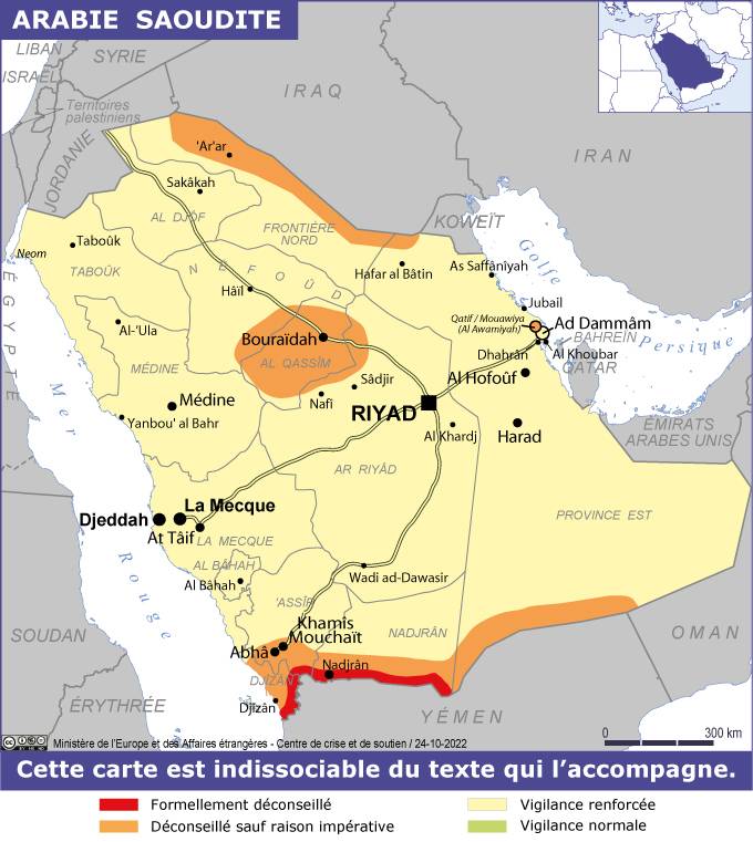 Consulter les conseils aux voyageurs de France Diplomatie
