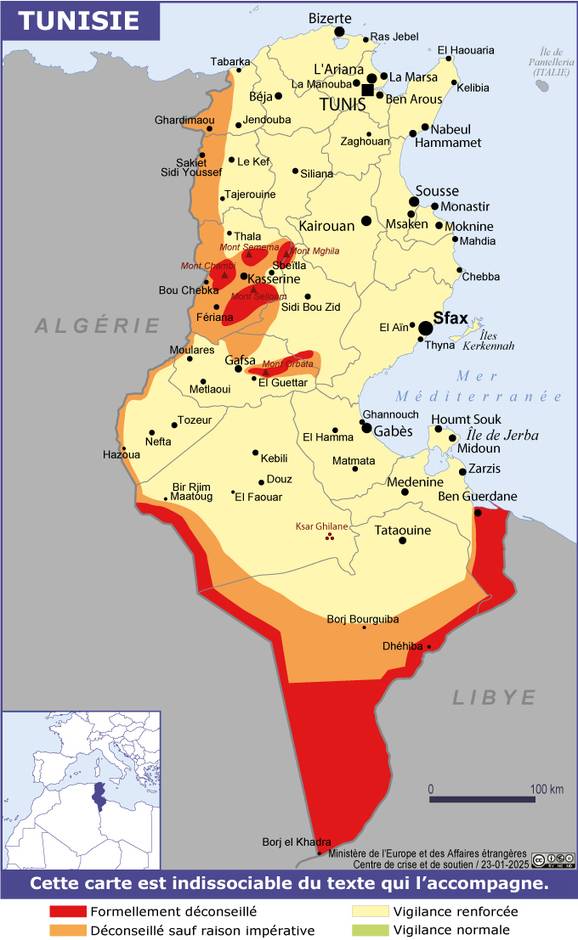 Consulter les conseils aux voyageurs de France Diplomatie