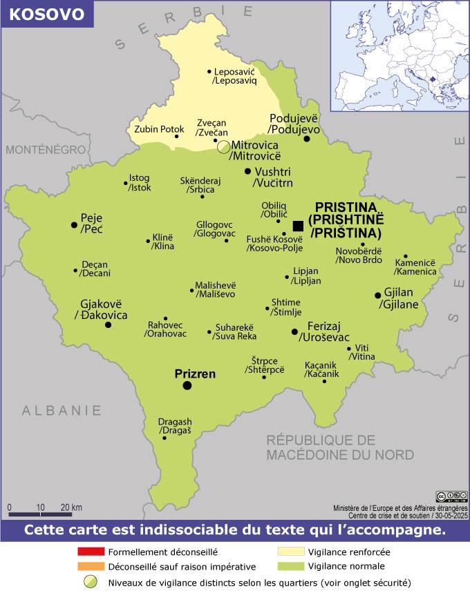 Consulter les conseils aux voyageurs de France Diplomatie