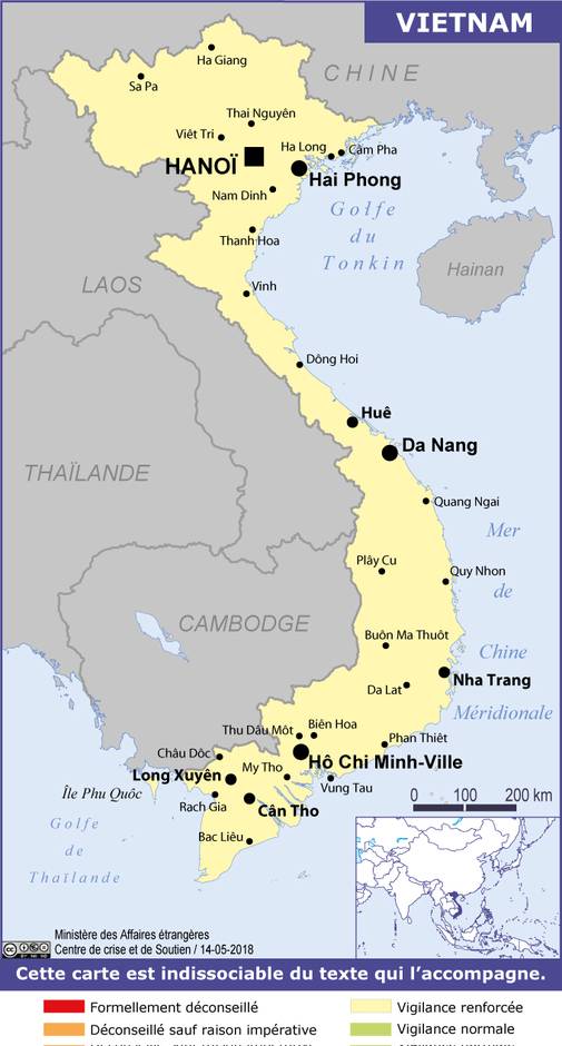 Consulter les conseils aux voyageurs de France Diplomatie