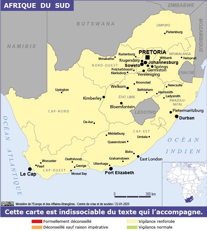 Consulter les conseils aux voyageurs de France Diplomatie