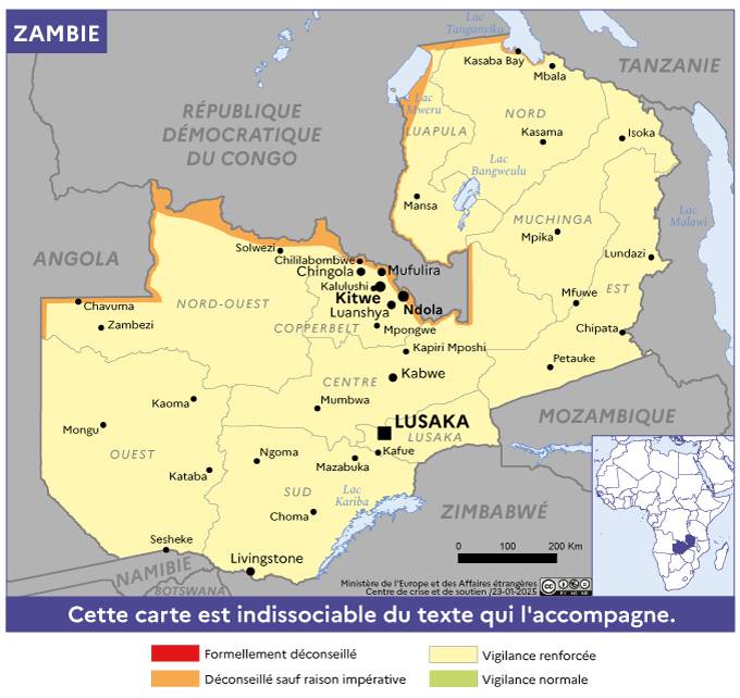 Consulter les conseils aux voyageurs de France Diplomatie